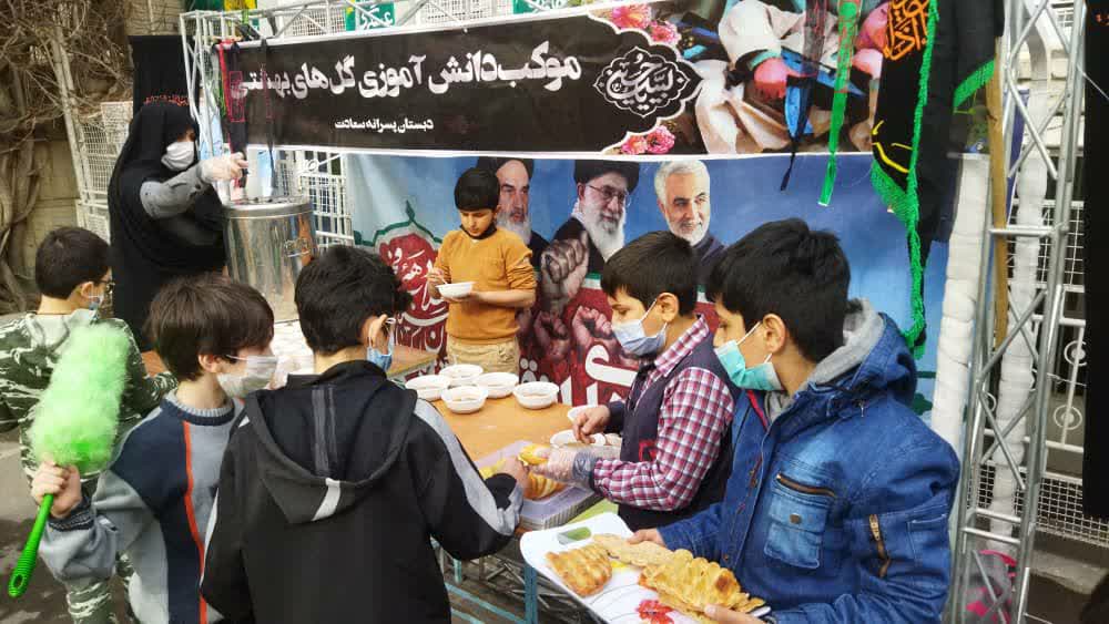 راه اندازی نخستین موکب دانش آموزی در پارسیان