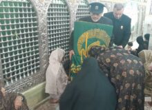 اجتماع دانش‌آموزان دختر شهرستان قشم در هیئت رزمندگان اسلام