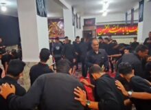 مراسم شب چهارم محرم در گوهران بشاگرد برگزار شد