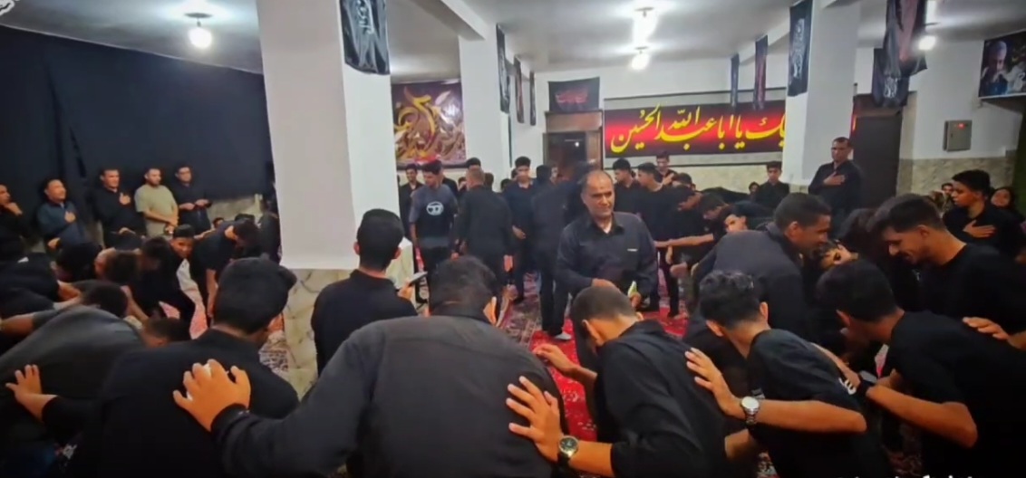 مراسم شب چهارم محرم در گوهران بشاگرد برگزار شد