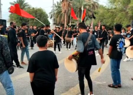 احیای فرهنگ عاشورا در قلب رودان؛ شکوه عزاداری در امامزاده شاه قطب‌الدین حیدر(ع)