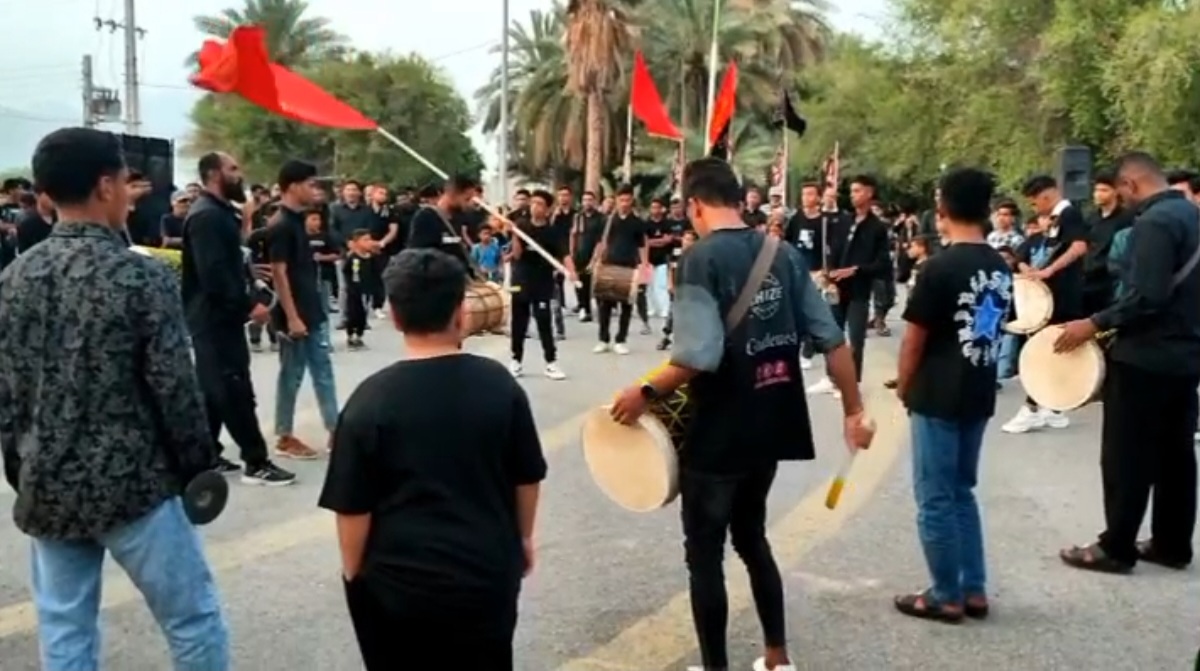 احیای فرهنگ عاشورا در قلب رودان؛ شکوه عزاداری در امامزاده شاه قطب‌الدین حیدر(ع)
