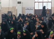 اجتماع باشکوه بانوان زینبیون در بشاگرد / تجدید میثاق با ولایت در روستای گروغ  لید: