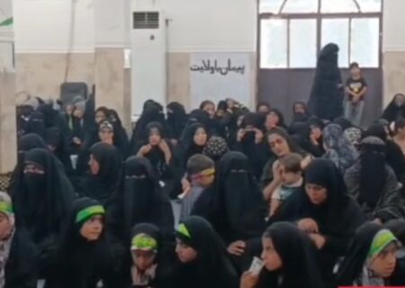 اجتماع باشکوه بانوان زینبیون در بشاگرد / تجدید میثاق با ولایت در روستای گروغ  لید: