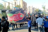 مراسم عزاداری یک هزار نوگل فاطمی در میناب برگزار شد