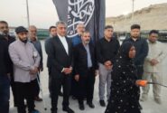 پرچم فاطمیه بر بام هرمزگان برافراشته شد